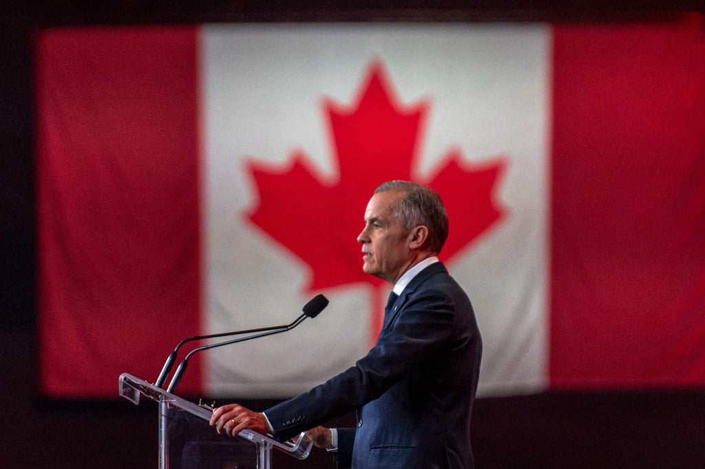 Canadian Prime Minister Mark Carney speaks in Montreal, Canada, in April. Photo: AFP