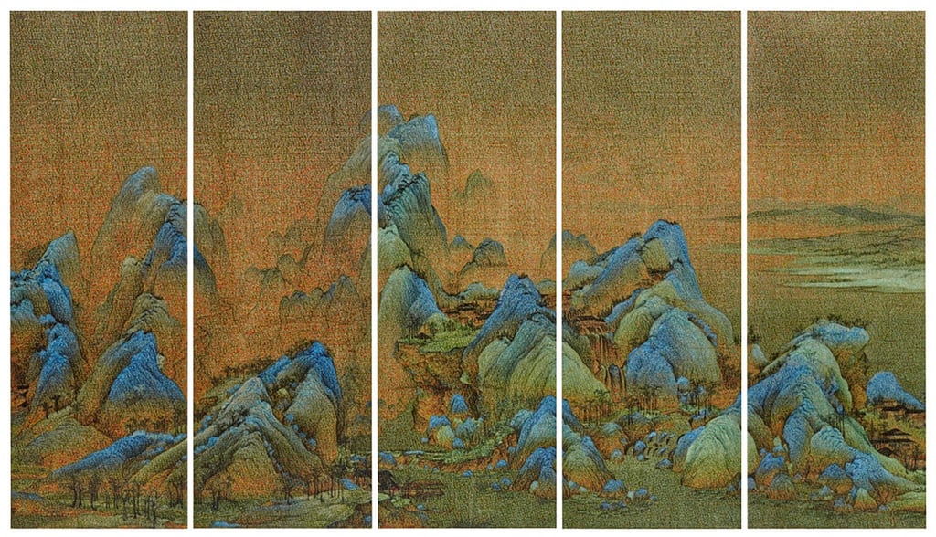 Guo Jian’s contemporary masterpiece, The Landscape No 1, offers a modern canvas perfect for practising the meditative art of wo you. Photo: Art Gallery of New South Wales/Guo Jian
