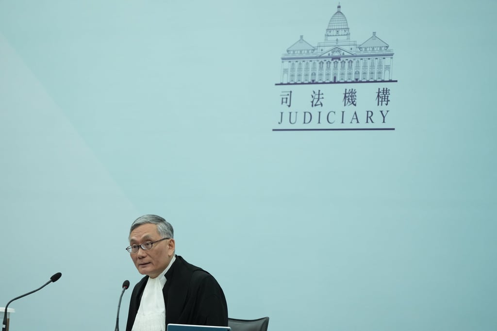 Chief Justice Andrew Cheung says he formally asked Wilson Chan to retire. Photo: Sam Tsang