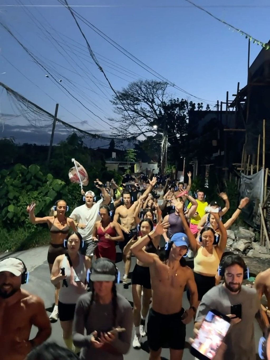 Some Indonesian residents in Bali say they have been excluded from joining the Canggu-based Entourage running club. Photo: Handout