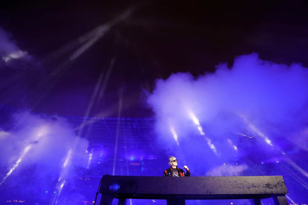 DJ Kavinsky performs at the Paris 2024 Paralympic Games Closing Ceremony on the outskirts of Paris in 2024. Photo: AFP