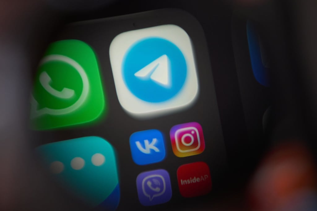 Telegram is widely used on both sides of the Russia-Ukraine war. Photo: AP