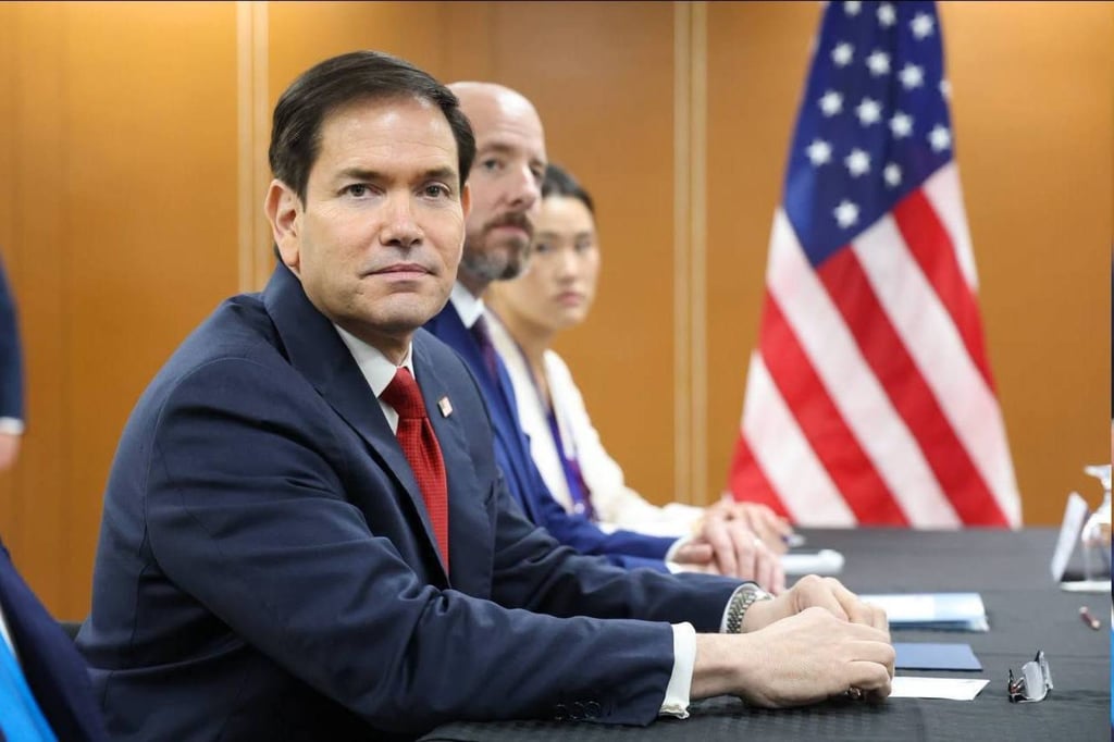 US Secretary of State Marco Rubio holds talks on the sidelines of the Asean Foreign Ministers’ Meetings in Manila on July 23. Photo: Russian Foreign Ministry’s Office/APA Images/Zuma Press Wire/dpa