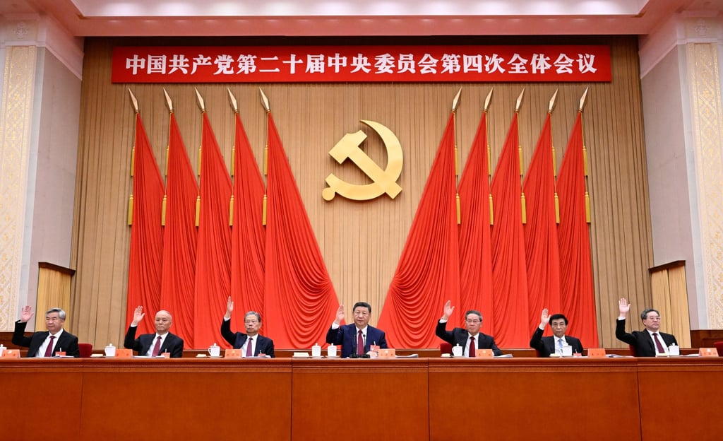 The Central Committee’s fourth plenary session was held in October last year. Photo: Xinhua