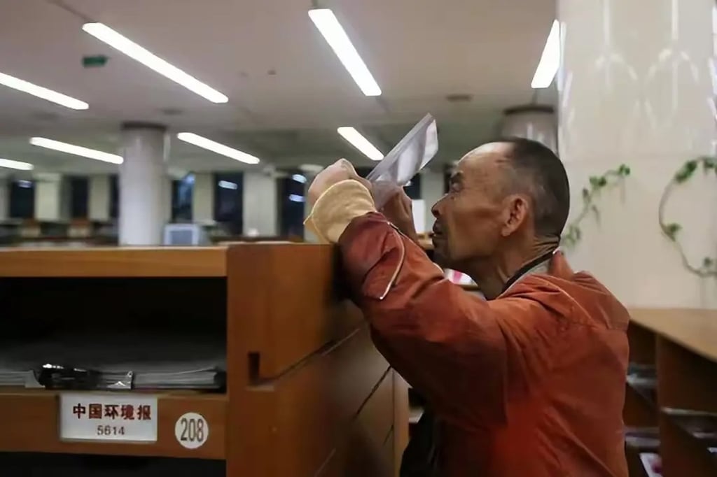 Wei Sihao had a deep passion for reading history and politics, and he always washed his hands solemnly before opening a book, showing his respect for the sanctity of literature. Photo: Handout