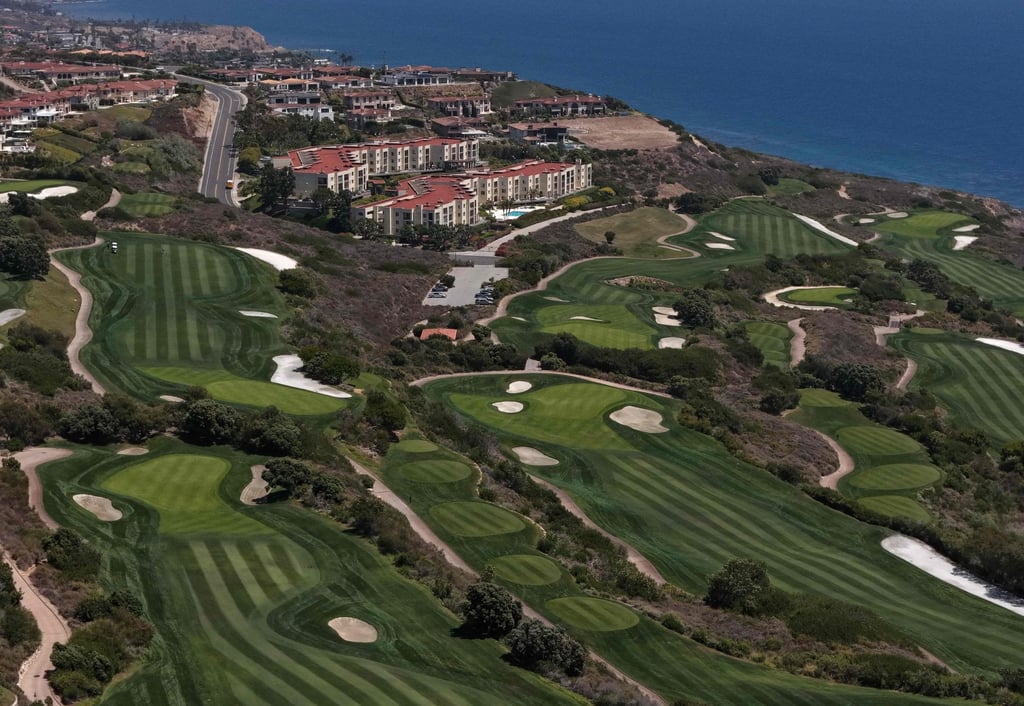 Donald Trump’s Los Angeles-area golf course. Photo: AFP