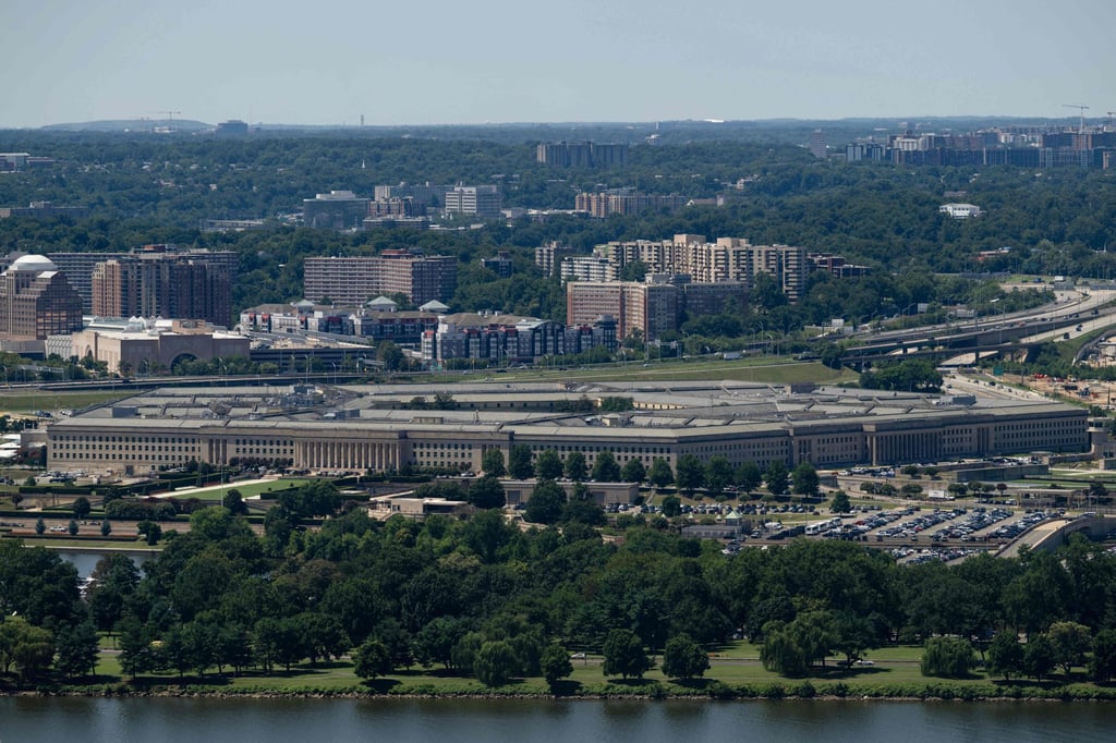 The Pentagon, in Arlington, Virginia, seen from the Washington Monument observation deck on the National Mall in Washington. Photo: AFP