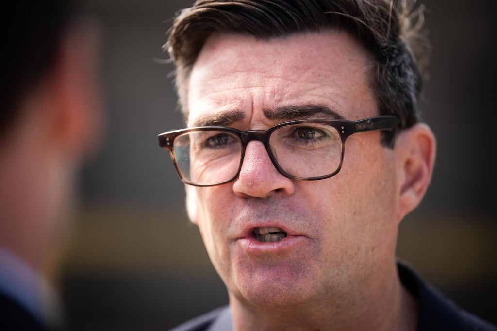 British Prime Minister Andy Burnham has been praised for his fluent, natural style on camera, in contrast to his predecessor, Keir Starmer. Photo: AP