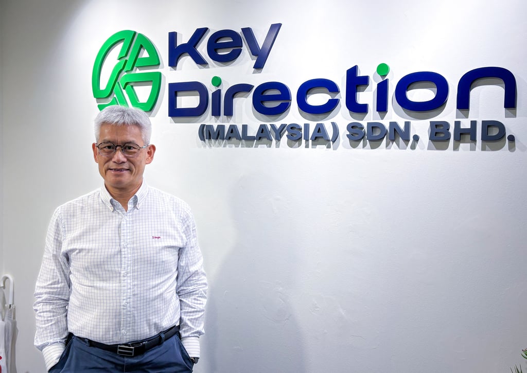Key Direction’s Chang Che-son says Malaysia’s vast geographic landscape makes it one of the most promising markets for rail infrastructure expansion. Photo: Vivian Au