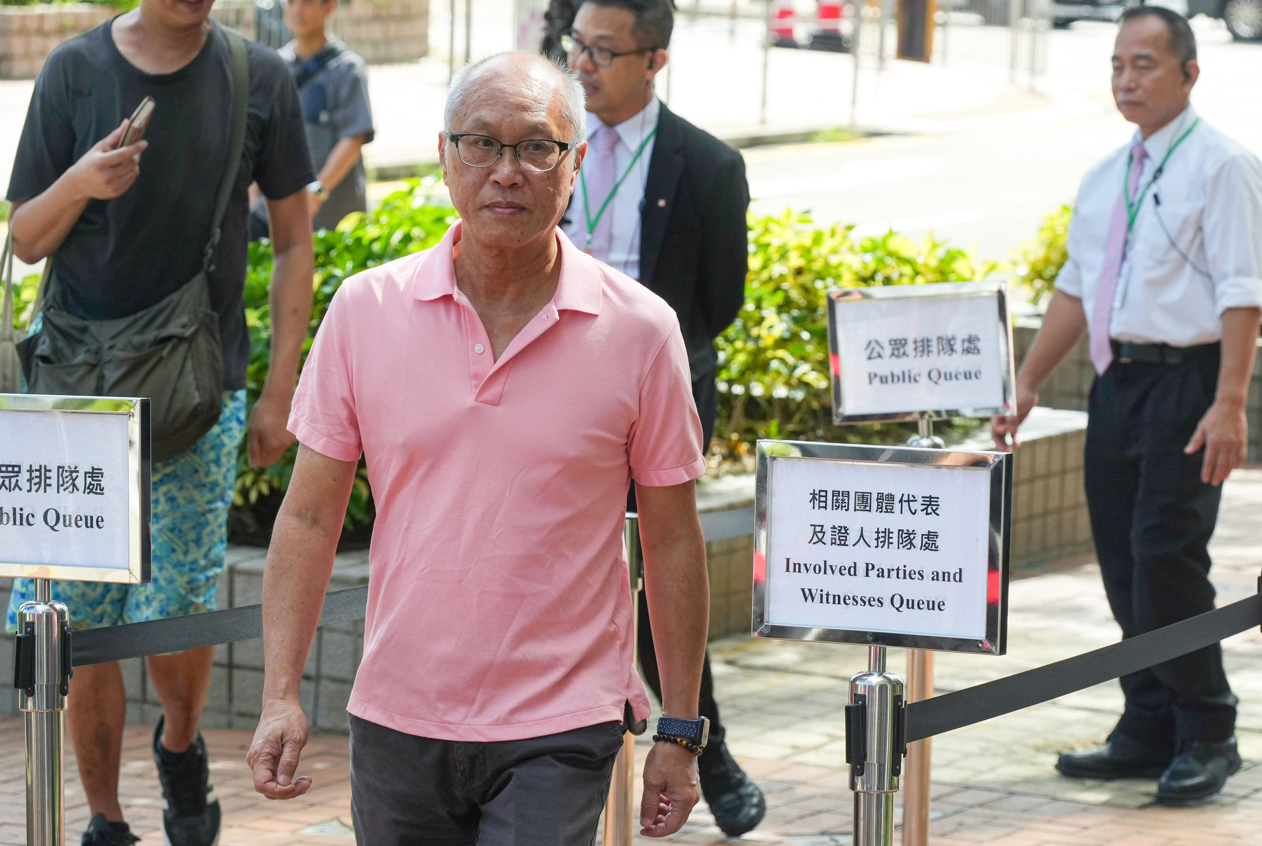 Wang Fuk Court resident Sdanni Yip arrives at City Gallery for the hearing. Photo: Sun Yeung