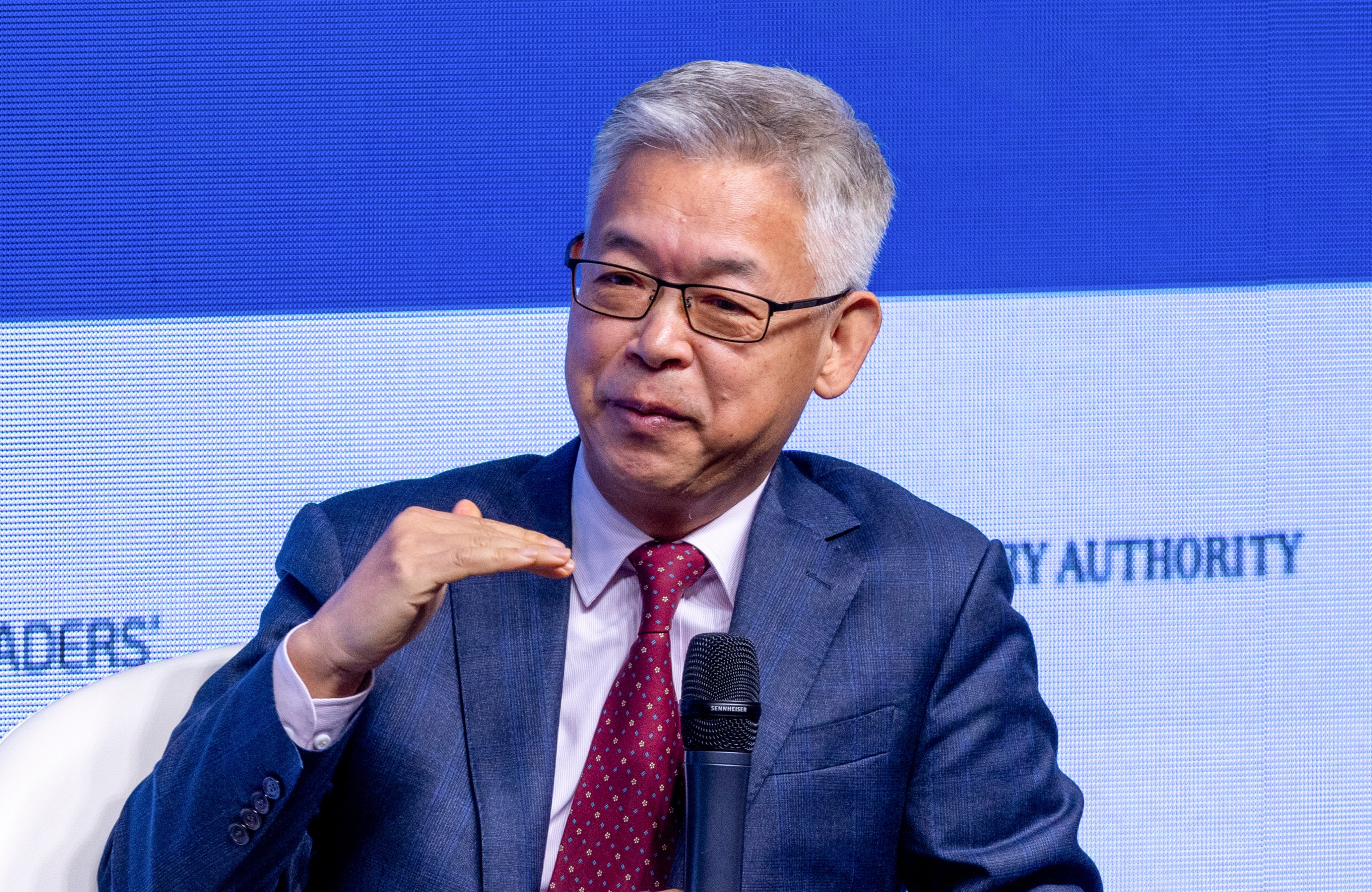 Professor Huang Yiping, dean of the National School of Development at Peking University, at the Global Financial Leaders’ Investment Summit at the Grand Hyatt in Wan Chai, Hong Kong, in November 2024: SCMP/ Dickson Lee