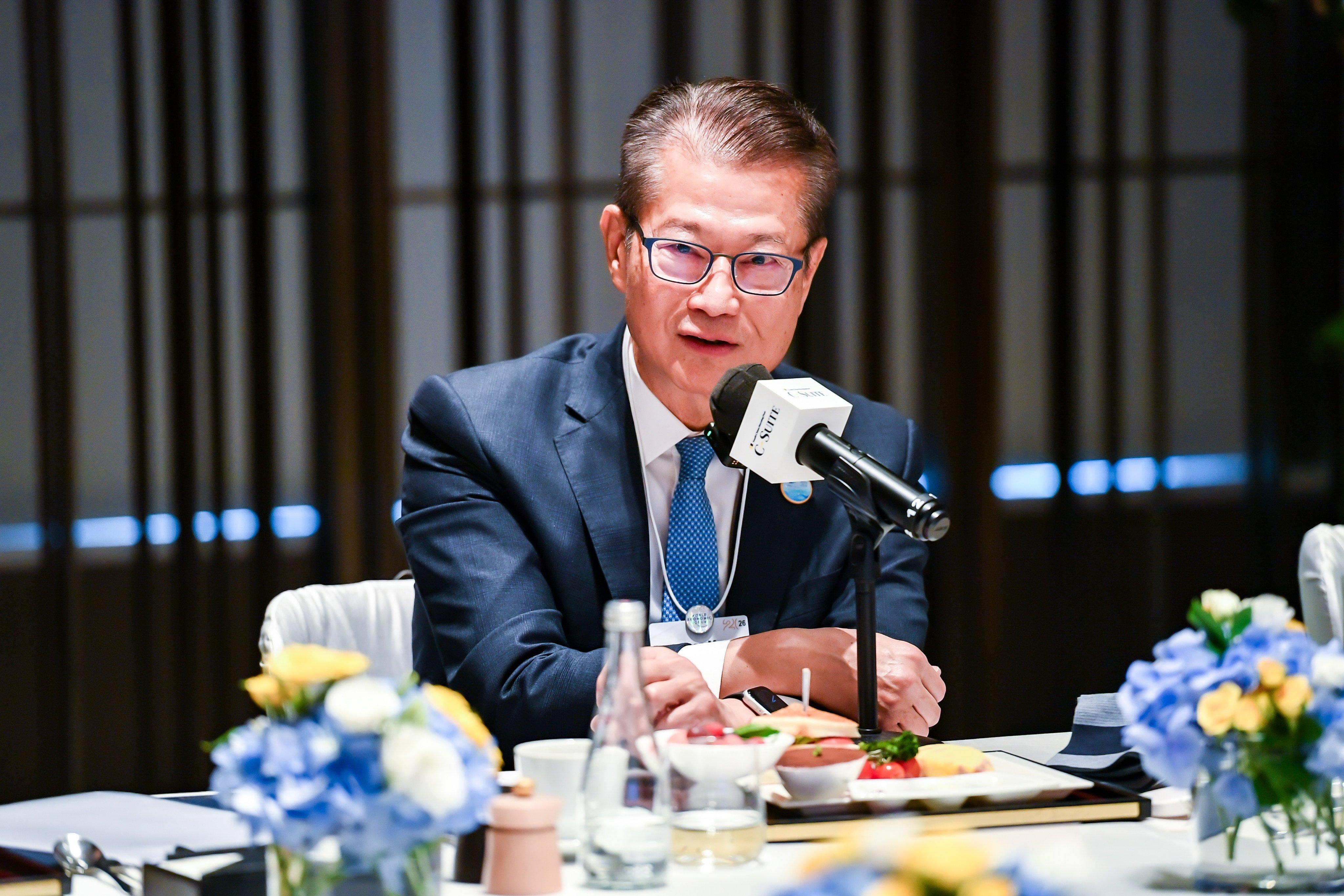 Paul Chan made the remarks at a closed-door SCMP event at the World Economic Forum’s Annual Meeting of the New Champions. Photo: SCMP