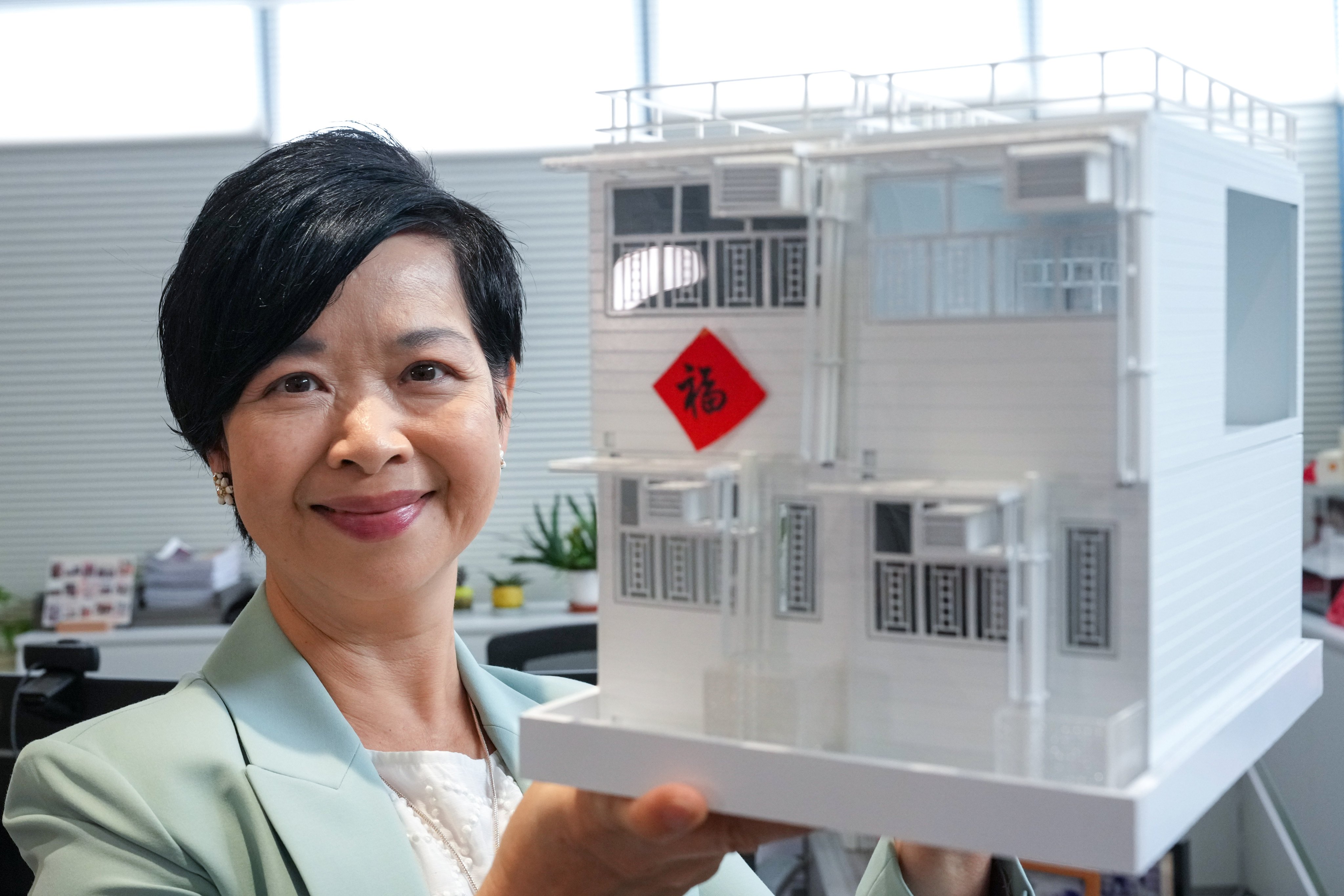 Secretary for Housing Winnie Ho says she expects residents will need time to understand the requirements, review their own properties and find professionals to help them. Photo: Dickson Lee