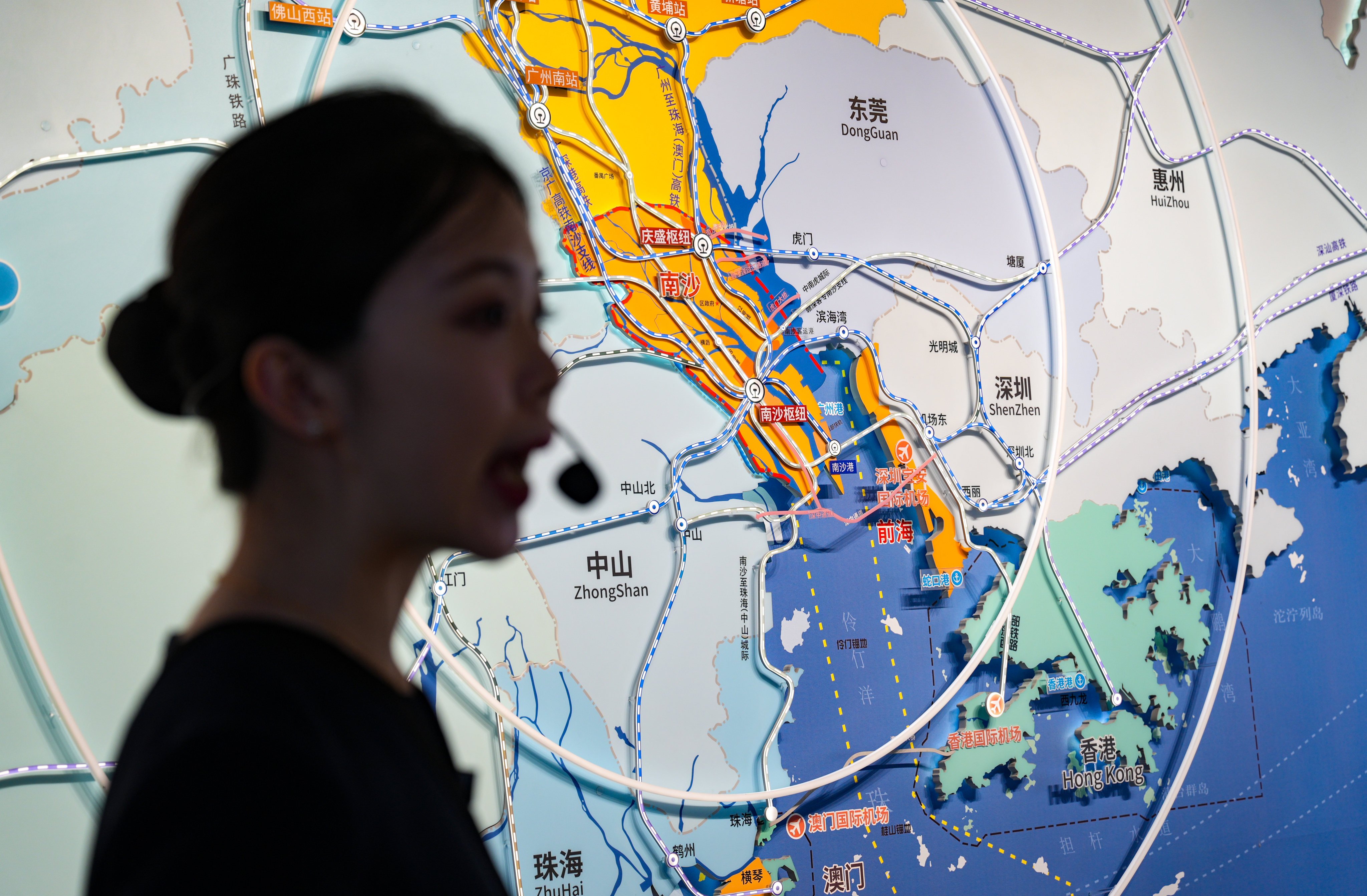 The Greater Bay Area refers to Beijing’s initiative to turn Hong Kong, Macau and nine mainland Chinese cities into an integrated economic powerhouse. Photo: Eugene Lee