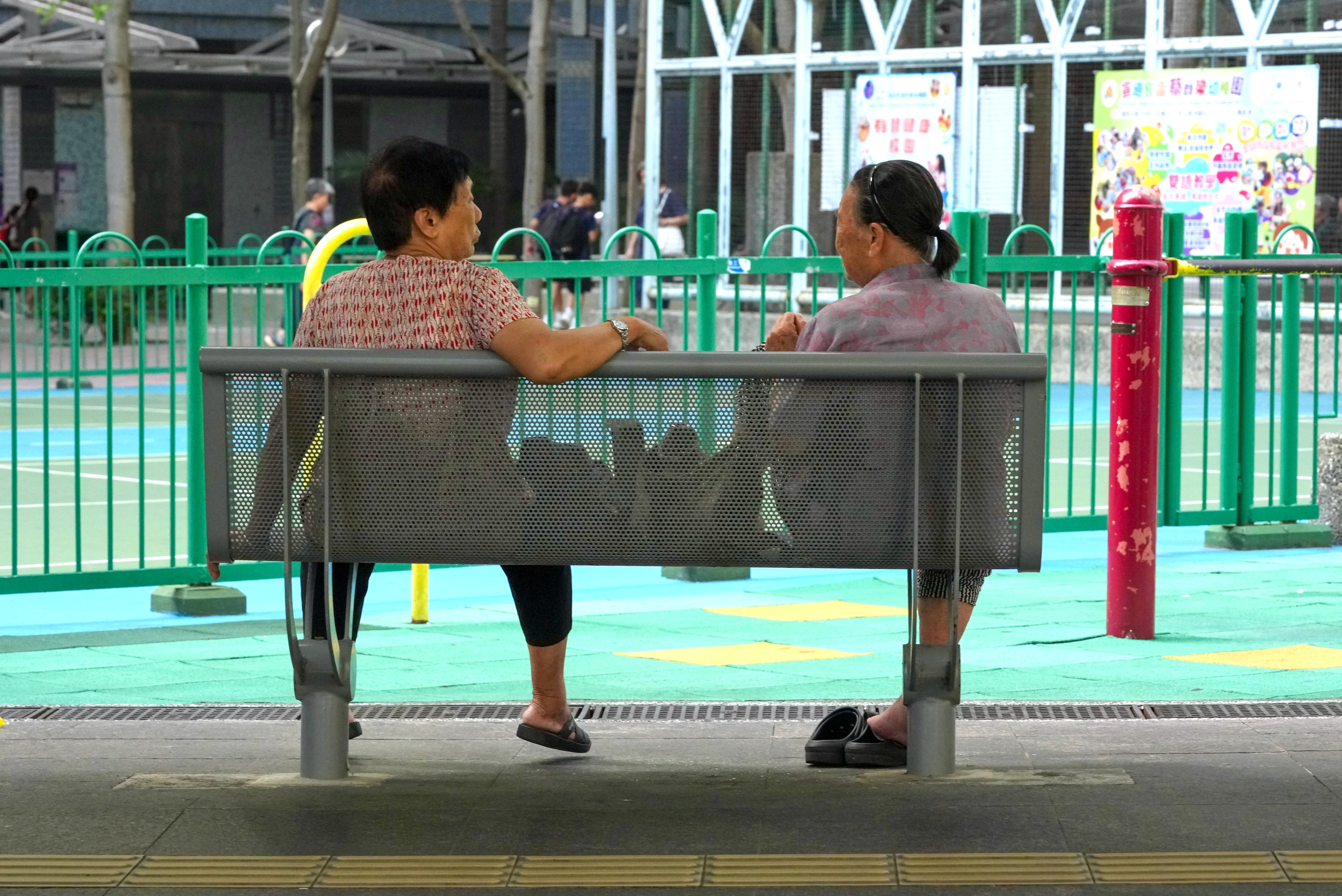 Elderly pictured in Cheung Sha Wan. Photo: Jelly Tse