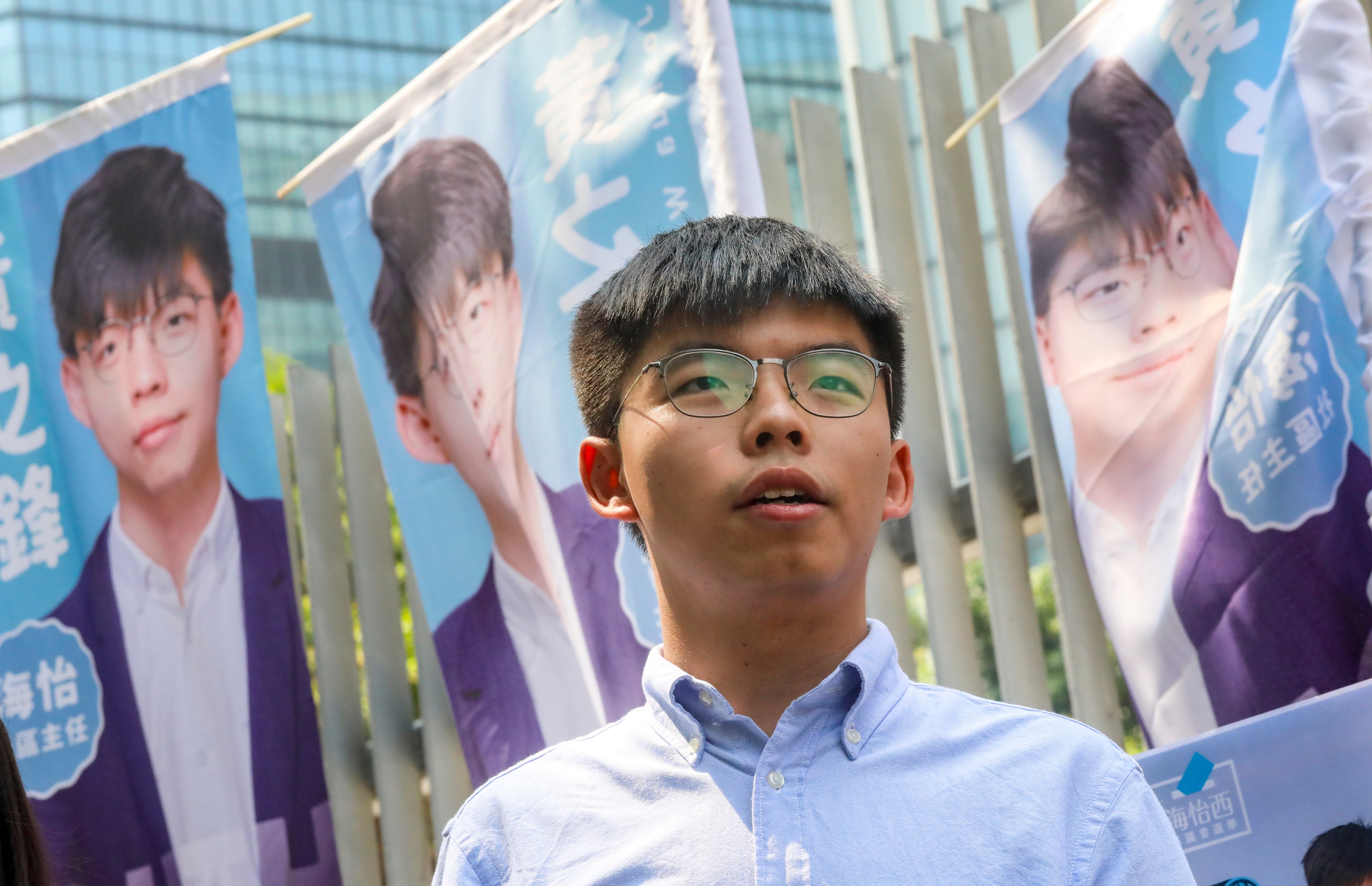 Hong Kong activist Joshua Wong (pictured in 2019). Photo: K. Y. Cheng
