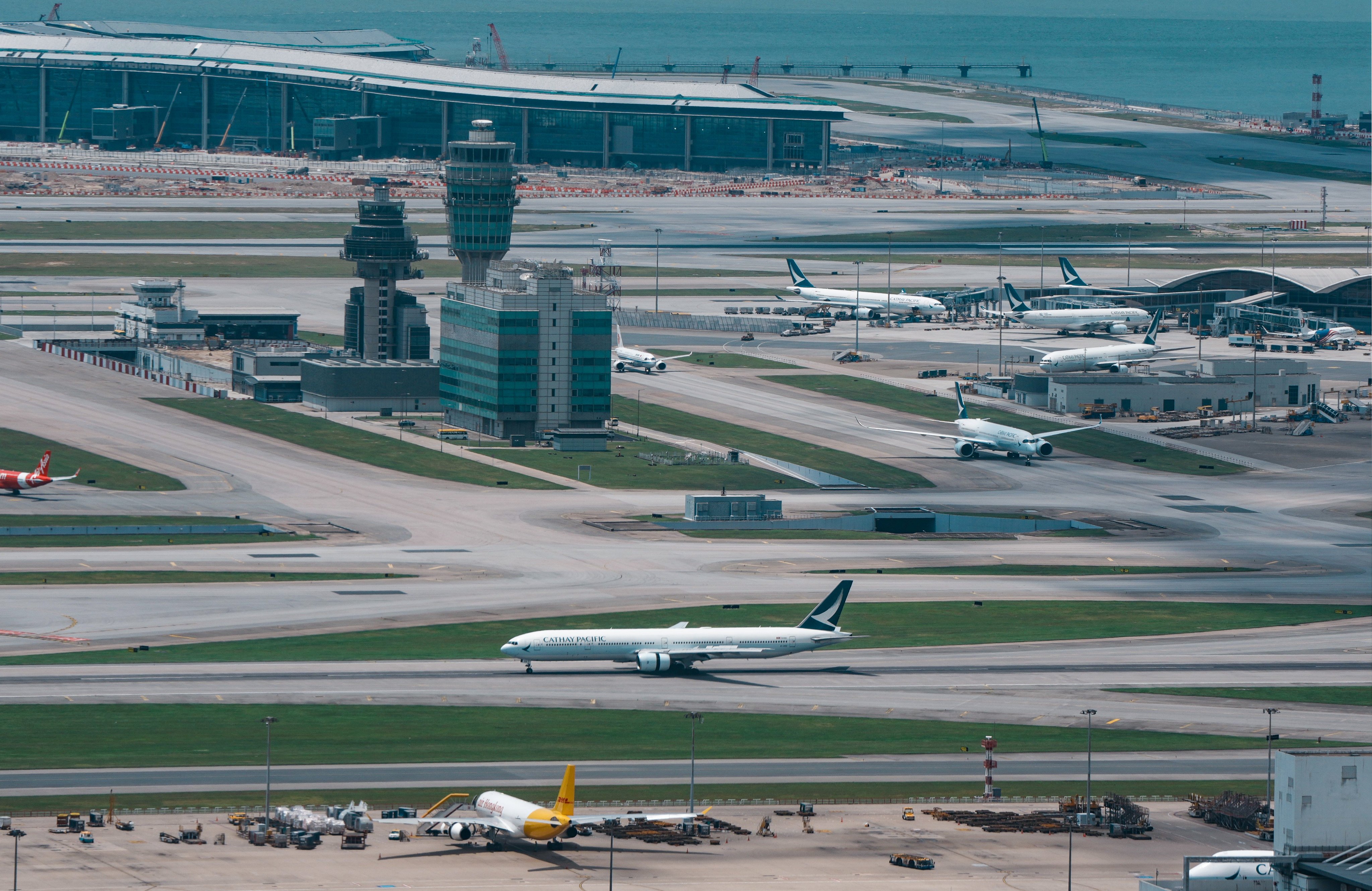 Hong Kong International Airport at Chek Lap Kok. Photo: Sam Tsang