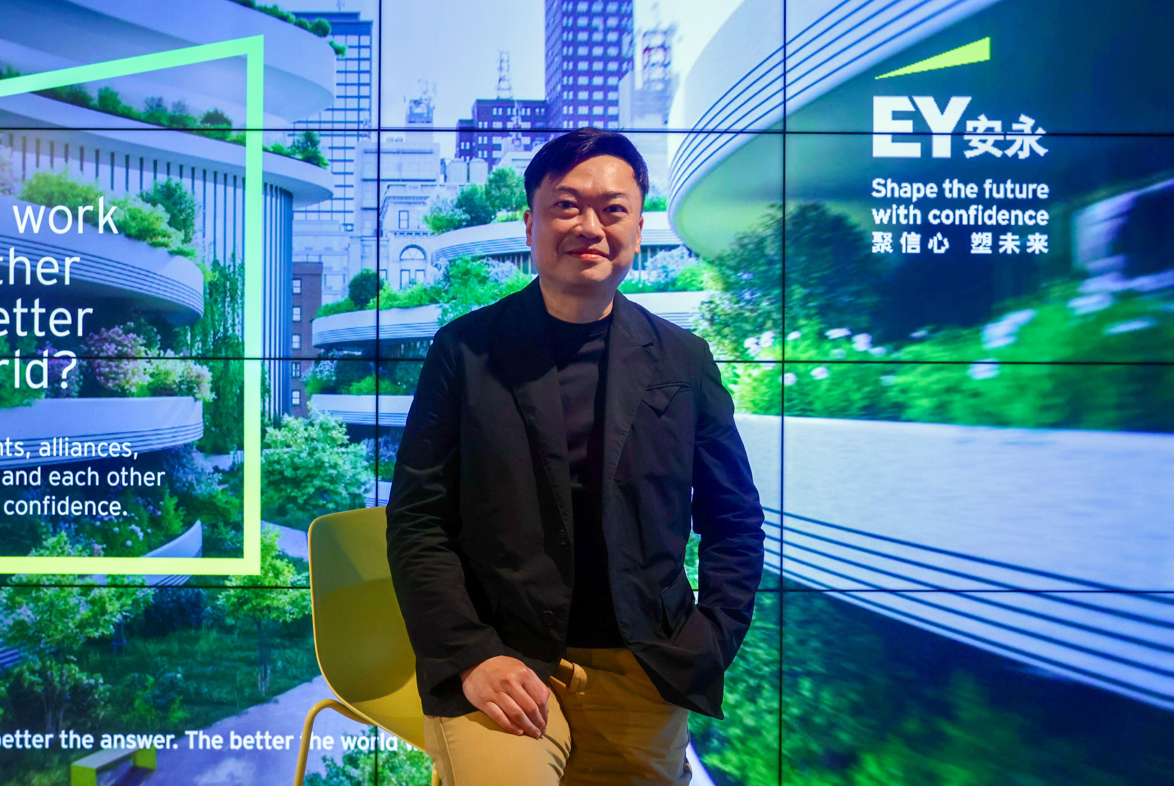 Steve Lo of EY says the collaboration aims to build a platform that specifically targets businesses in sectors such as retail and manufacturing. Photo: Jonathan Wong