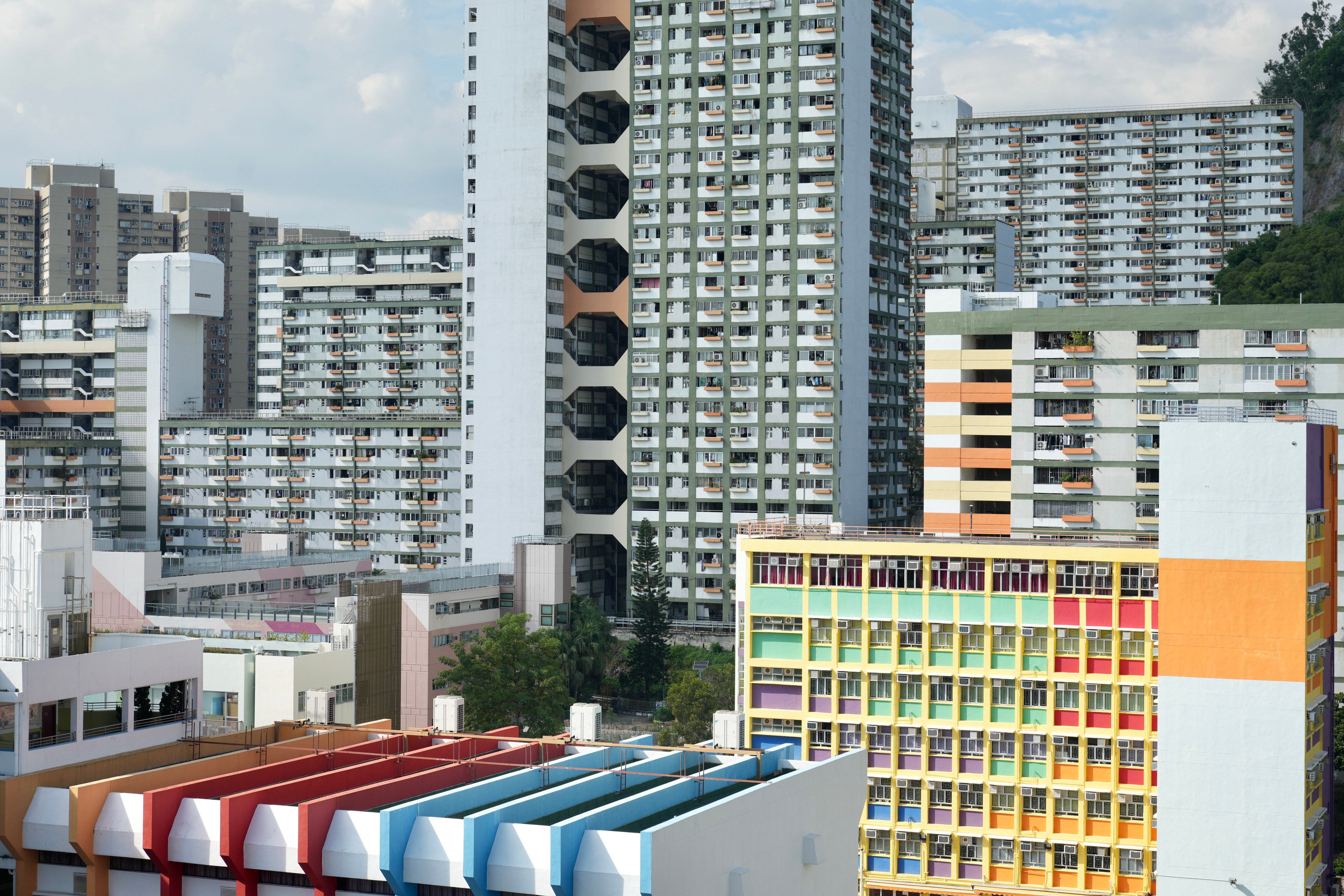 The incident occurred at Cho Yiu Chuen housing estate in Lai King. Photo: Sam Tsang