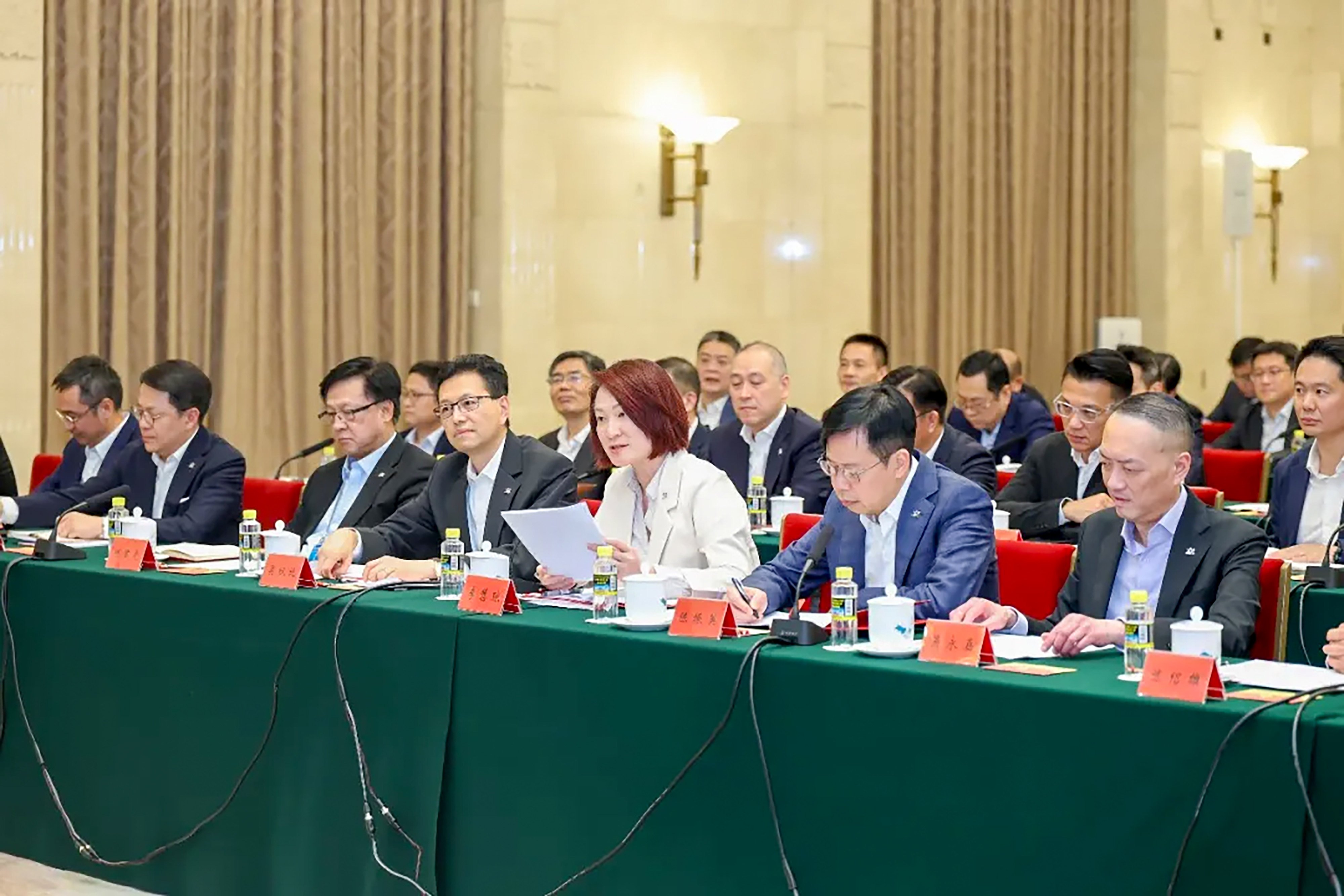 Lawmakers share their views on Hong Kong’s latest economic and social conditions. Photo: Handout