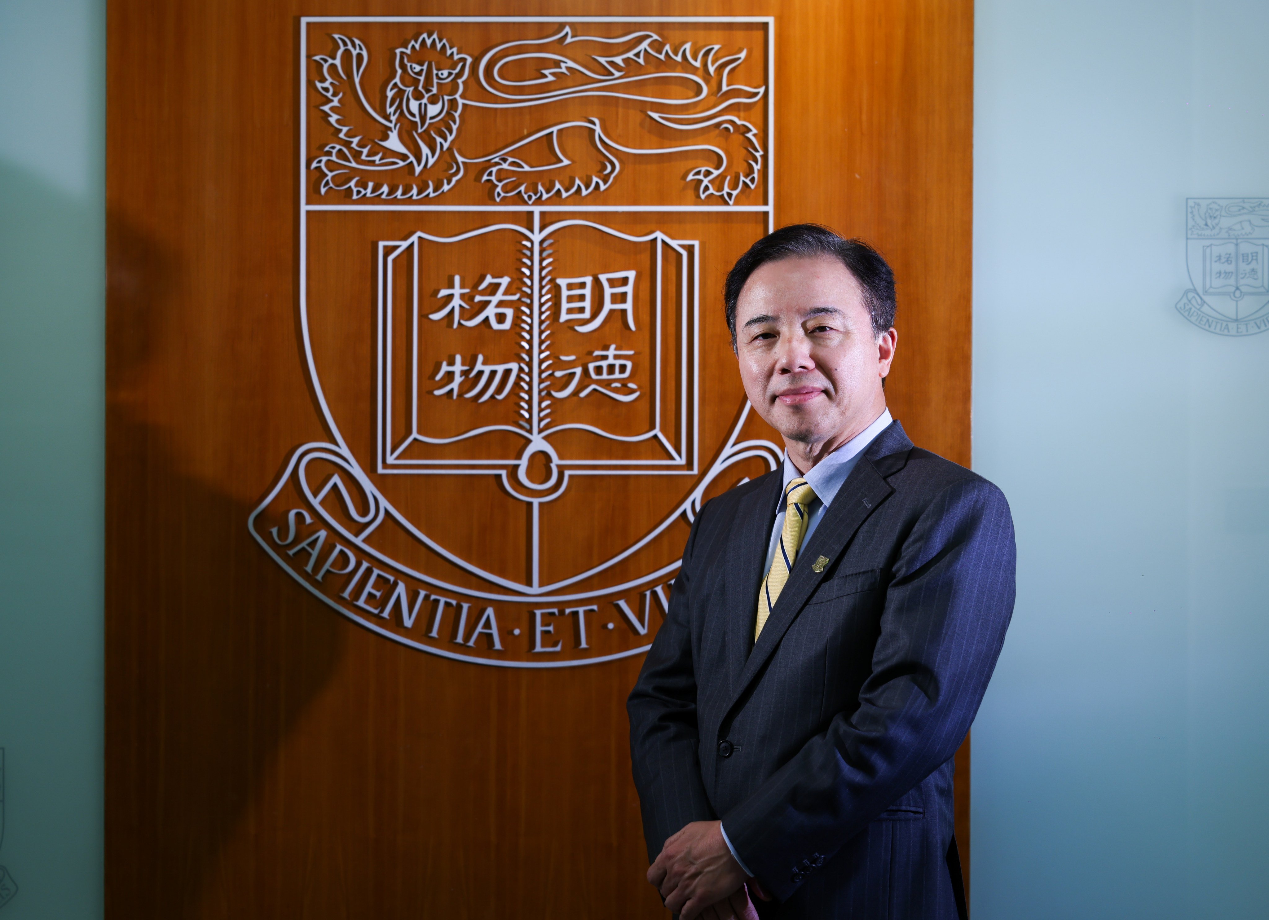 HKU president and vice-chancellor Xiang Zhang at the university’s main campus in Pok Fu Lam. Photo: Nora Tam