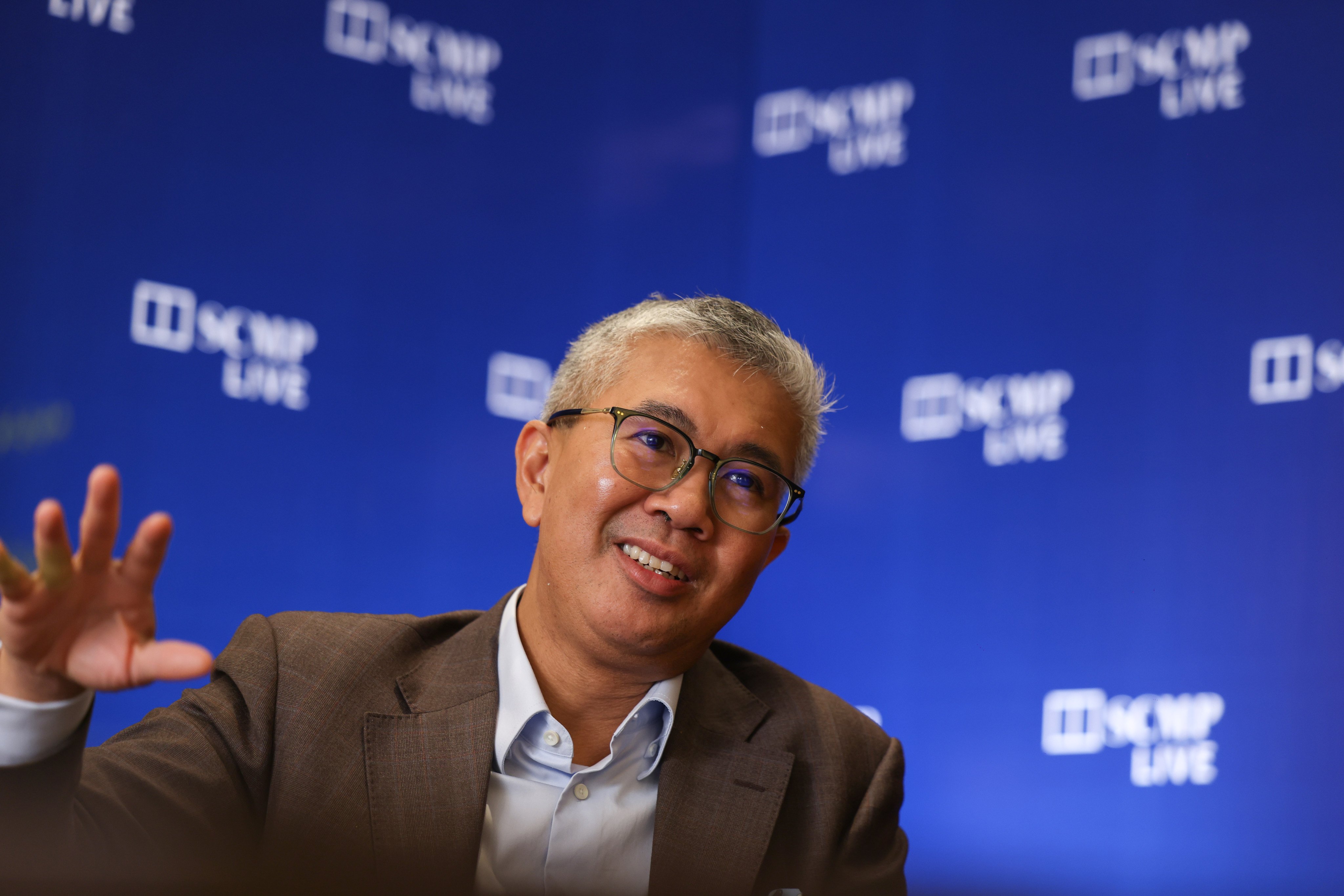 Tengku Zafrul Aziz, senior political adviser to Malaysian Prime Minister Anwar Ibrahim, speaks to SCMP at the Nusa Dua Forum in Bali, Indonesia, earlier this month. Photo: Nora Tam