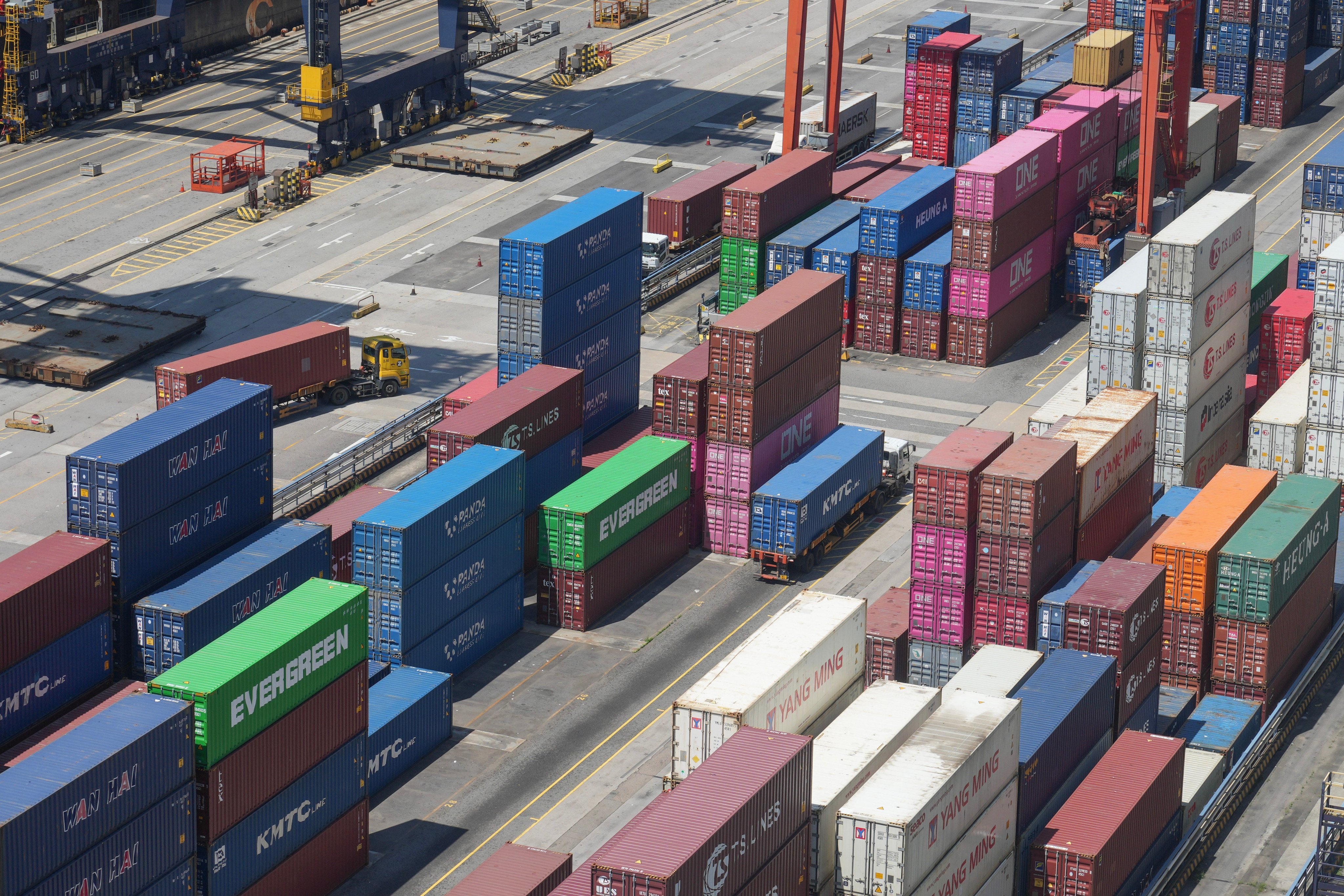 The Kwai Tsing container facility in Kwai Chung. Photo: Sam Tsang