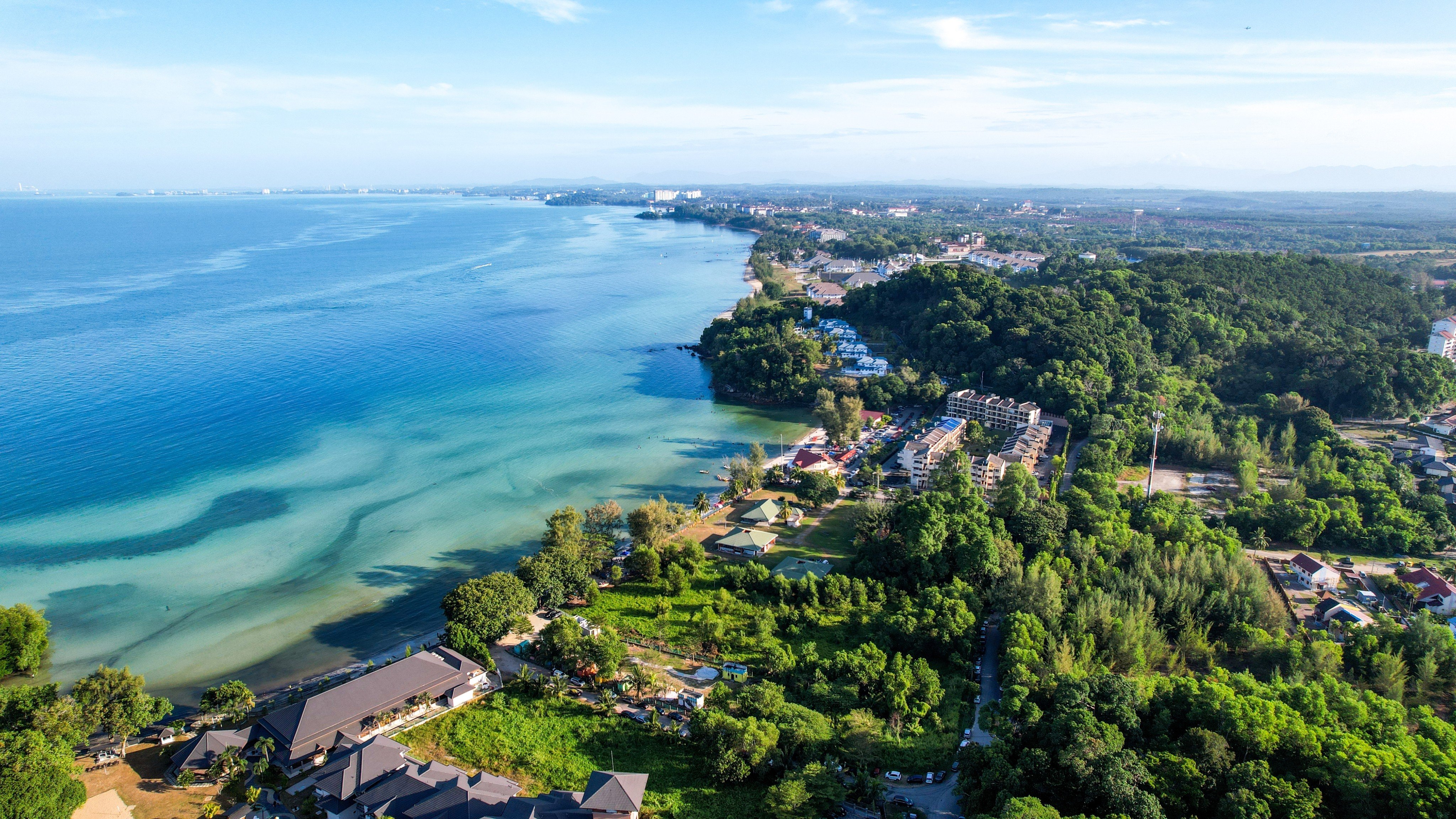 An aerial view of Port Dickson in Malaysia’s Negeri Sembilan state. Just shy of 890,000 voters are registered to cast their ballots in the state election on Saturday. Photo: Shutterstock