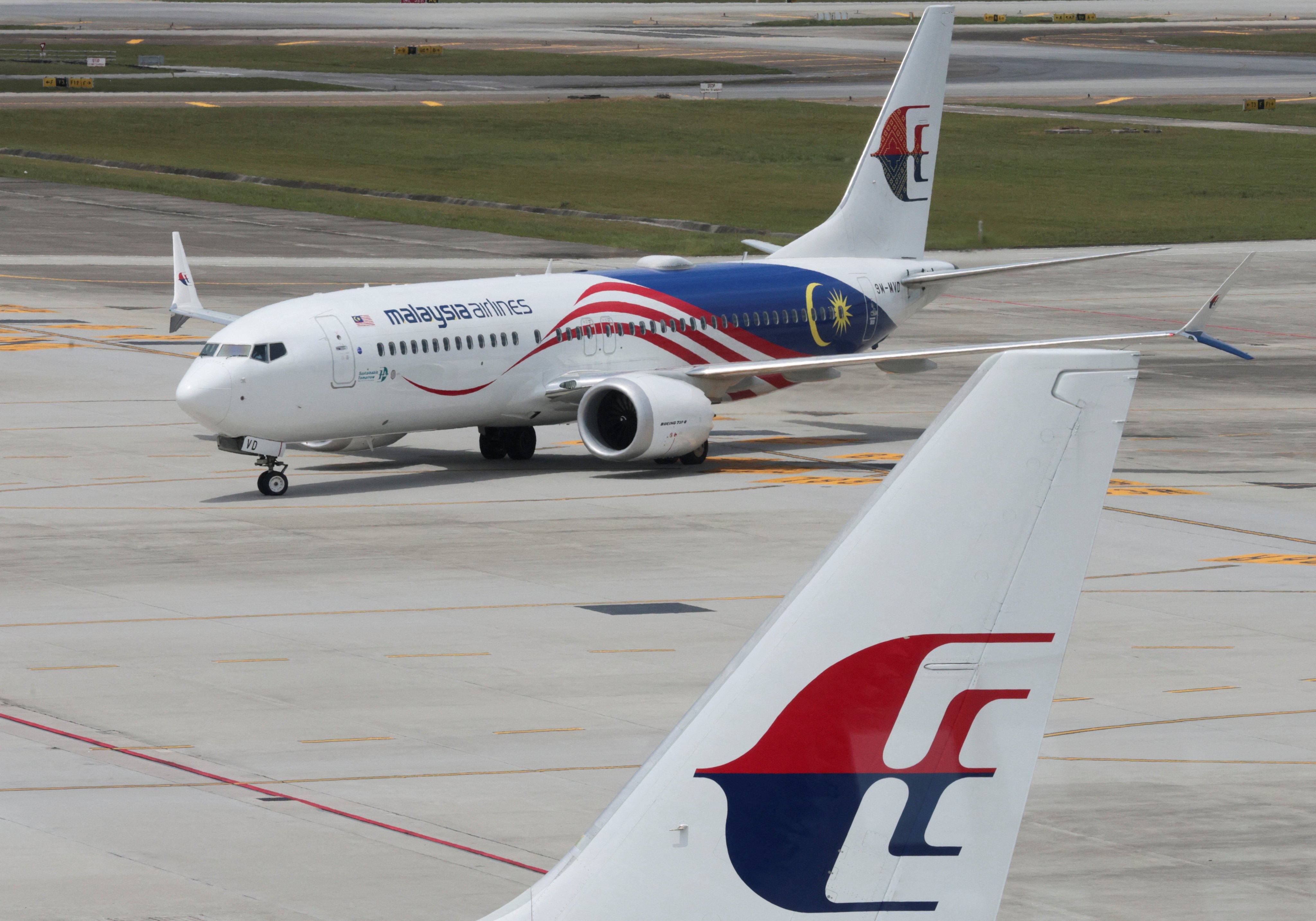 Malaysia Airlines planes seen on the tarmac of Kuala Lumpur International Airport. Photo: Reuters