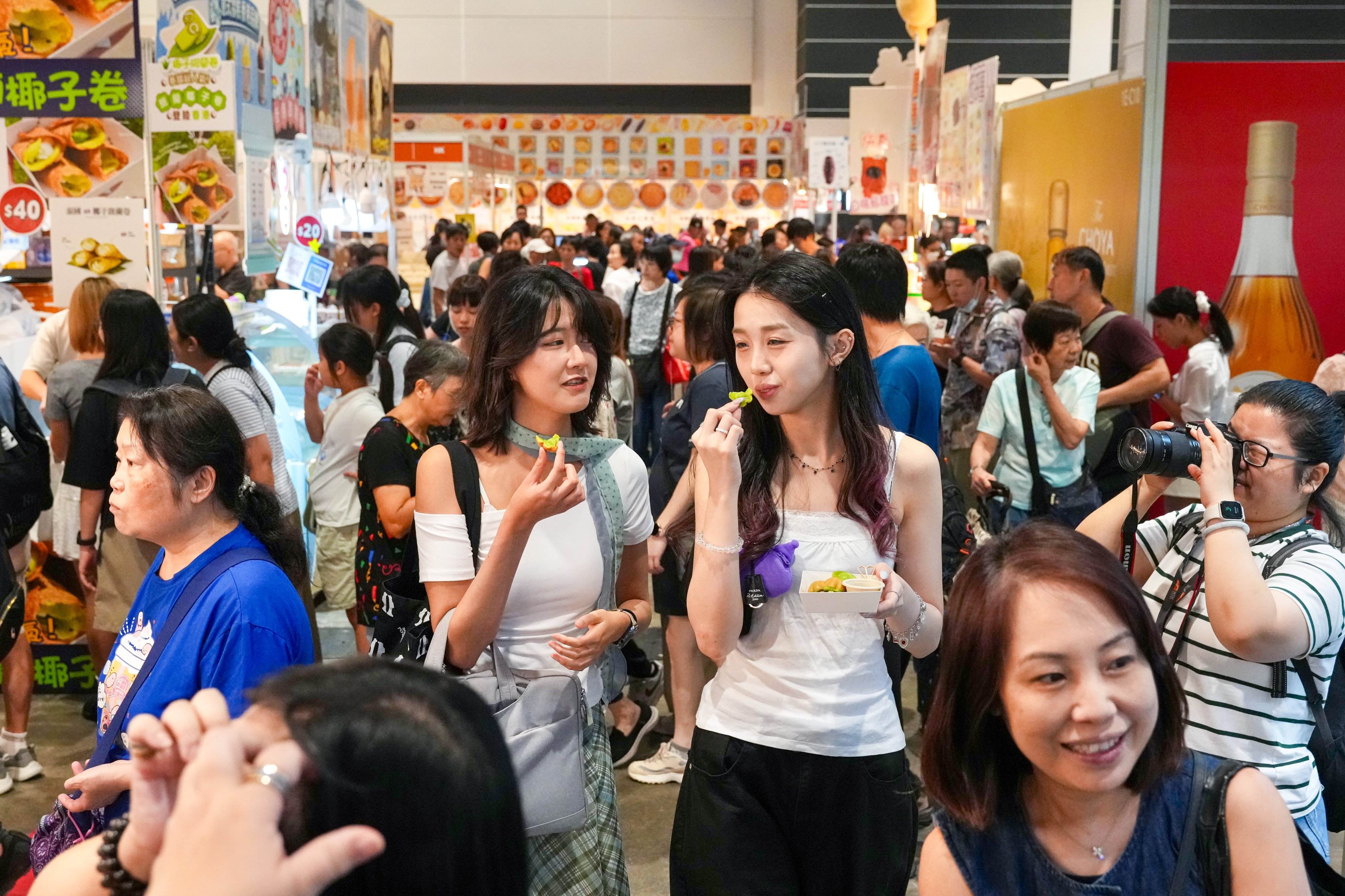 Visitors flock to the first day of Hong Kong’s annual Food Expo. Photo: Karma Lo