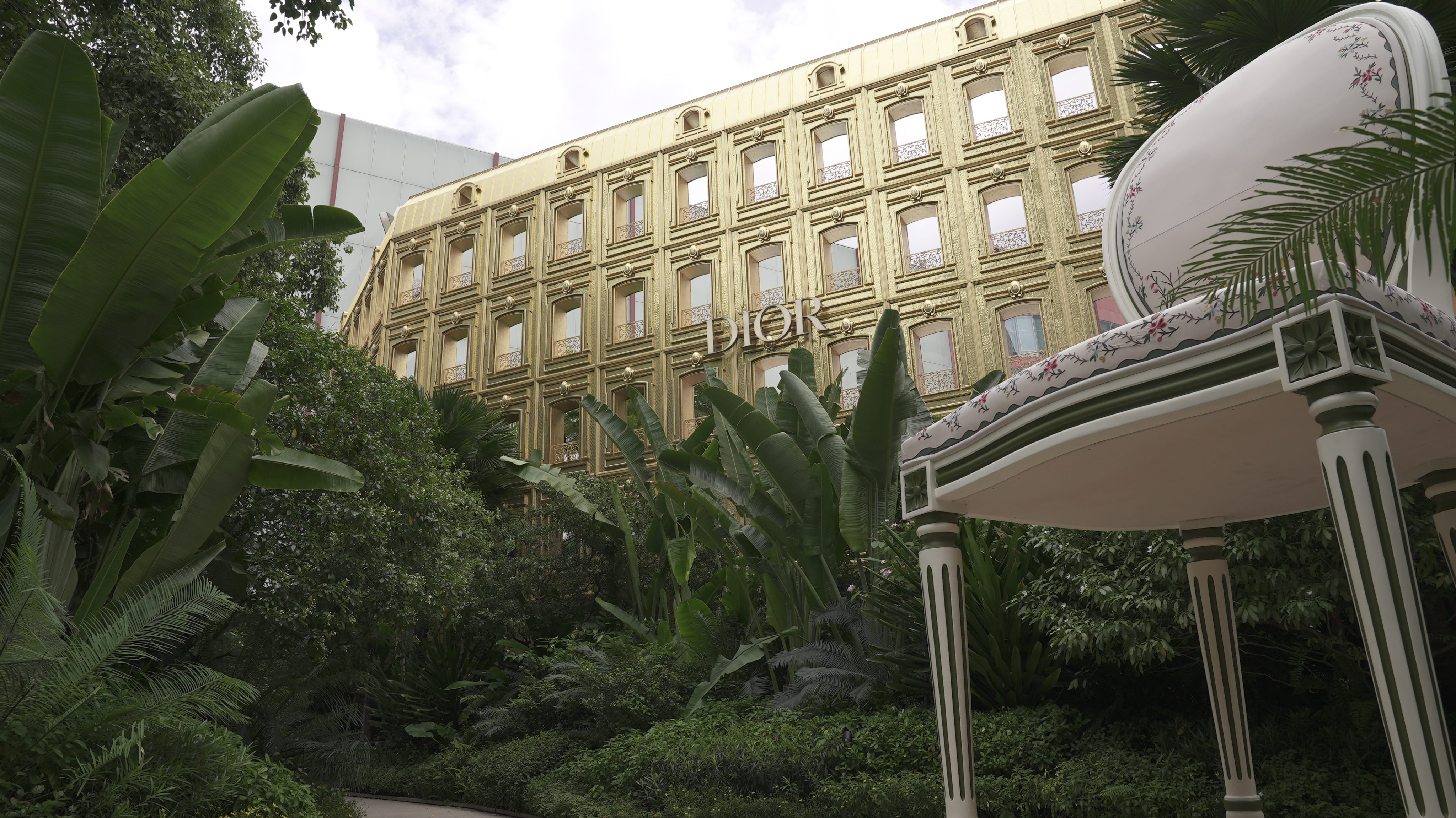 The Dior “Gold House” in the heart of Bangkok, Thailand. Photo: Aidan Jones