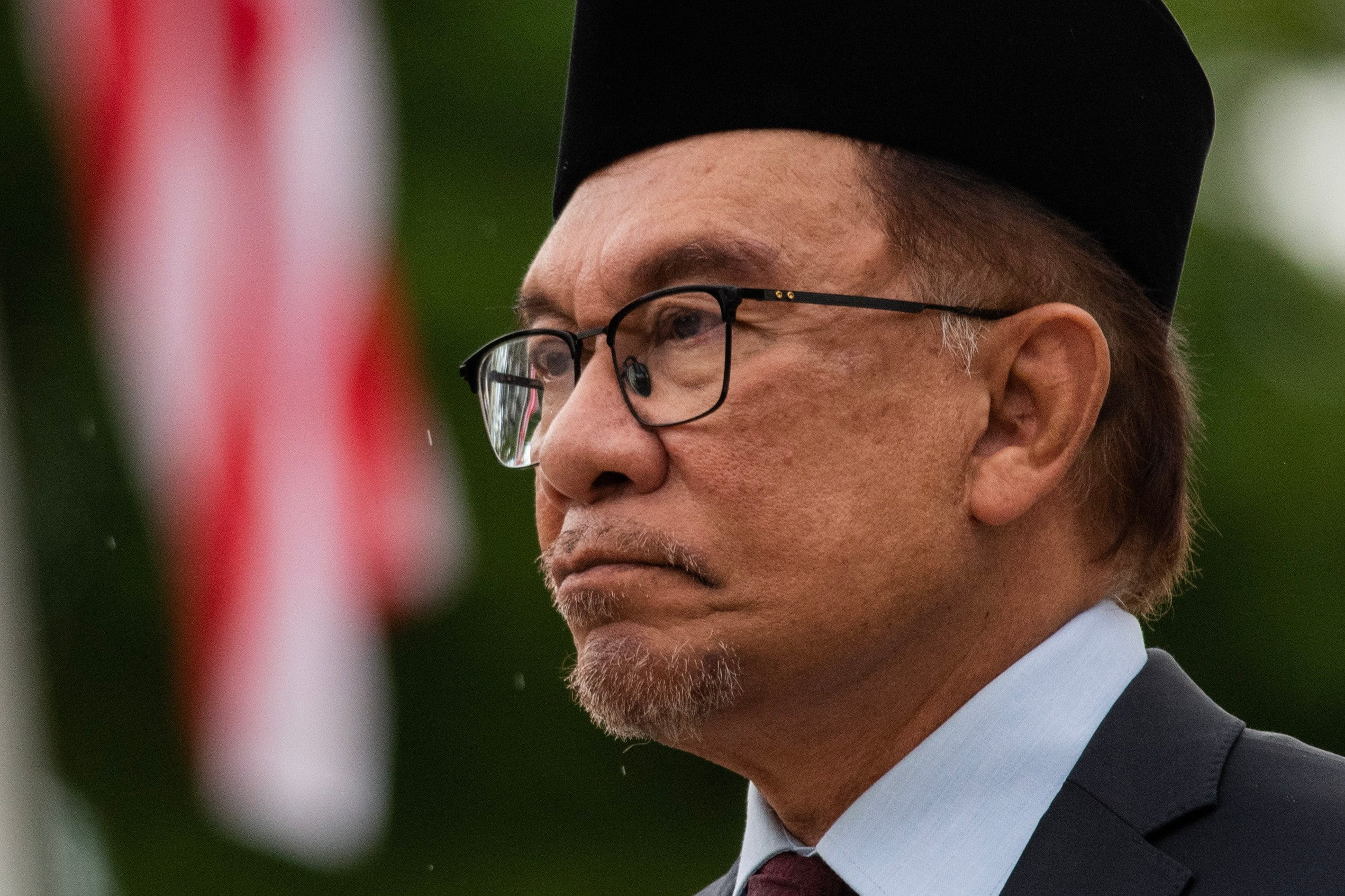 Malaysian Prime Minister Anwar Ibrahim's ruling Pakatan Harapan coalition has suffered a series of bruising defeats in recent state elections. Photo: EPA-EFE