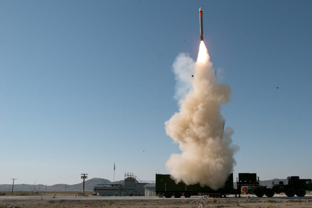 The US army conducts the inaugural Tomahawk Land Attack Missile launch from the Mid-Range Capability (MRC) launcher in California in 2023: Photo: Handout via US army/RCCTO