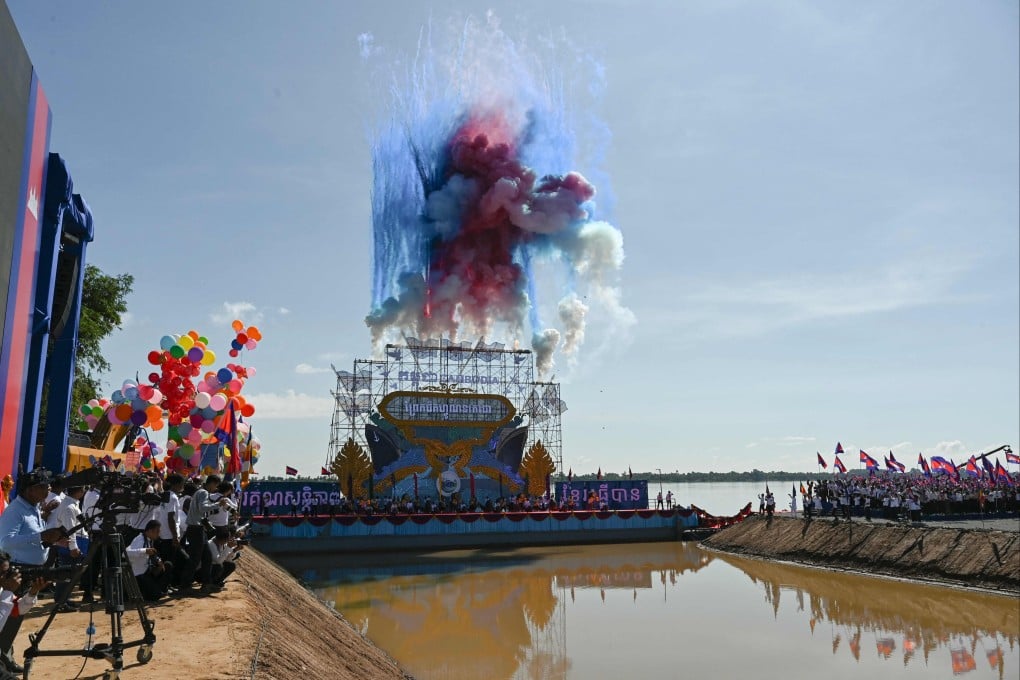 The groundbreaking ceremony for the project was held in August. Photo: AFP