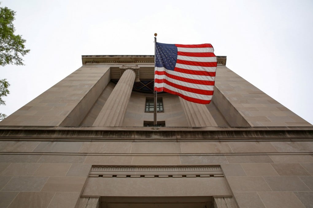 A general view of the Department of Justice building in April, 2019. Photo: Reuters