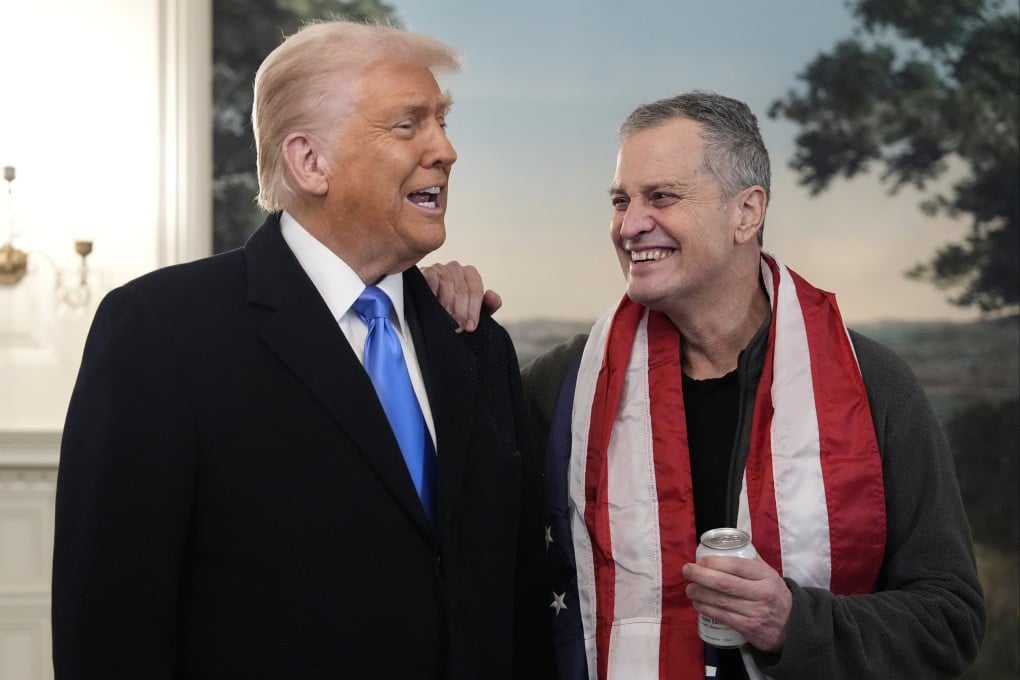 US President Donald Trump and Marc Fogel at the White House on Tuesday. Photo: AP