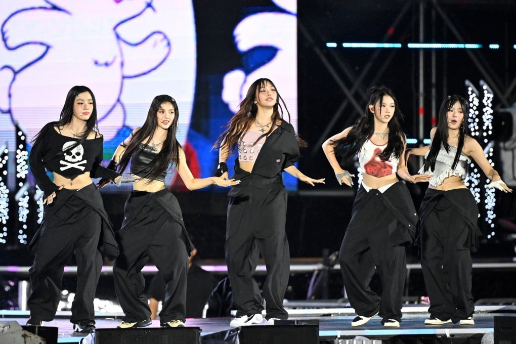 Members of the girl group formerly known as NewJeans perform in Seoul in 2023. Photo: Getty Images