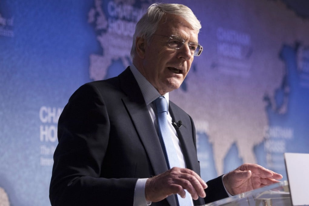 Former British prime minister John Major. File photo: EPA