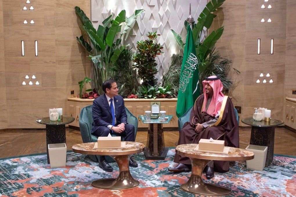 US Secretary of State Marco Rubio and Saudi Crown Prince Mohammed bin Salman. Photo: Saudi Press Agency via dpa