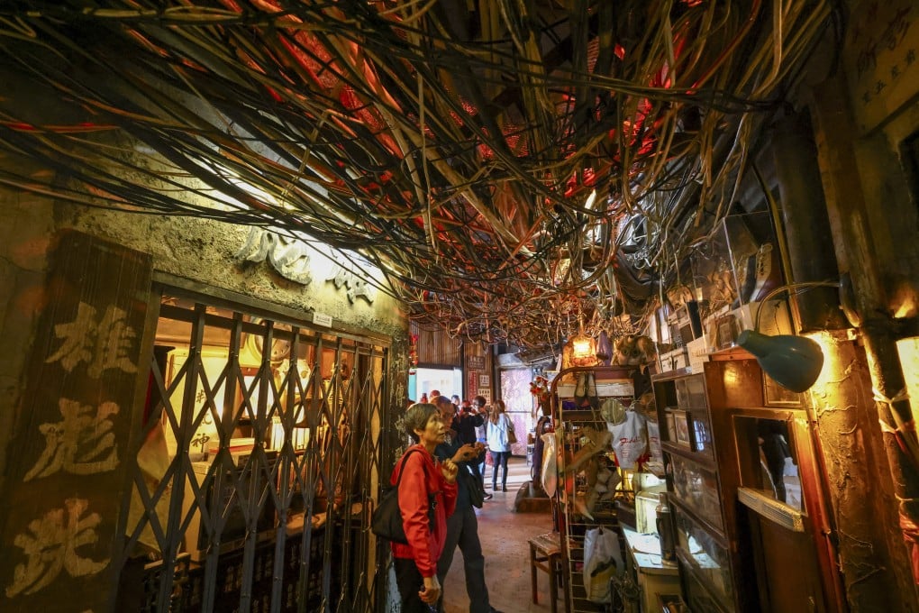 Fans can get a taste of the former walled city at the exhibition inside the Airside shopping centre in Kai Tak. Photo: Dickson Lee