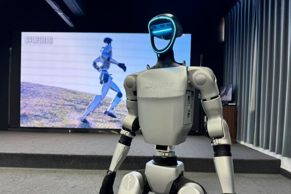 Unitree’s humanoid robotics on display at the company’s offices. Photo: Handout