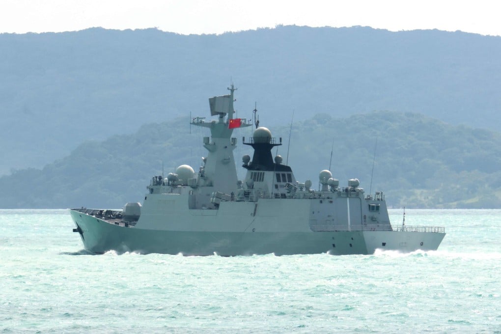 A People’s Liberation Army-Navy Jiangkai-class frigate Hengyang sailing at an undisclosed location. Australia’s Foreign Minister Penny Wong voiced concern on February 21 over live fire drills conducted by three Chinese warships sailing off the country’s east coast. Photo: Australian Defence Force/AFP