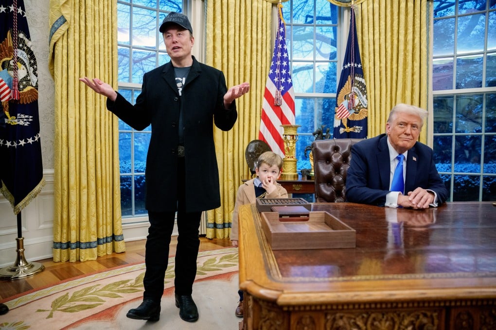 Elon Musk (left) with US President Donald Trump at the White House on February 11. Photo: Getty Images/TNS