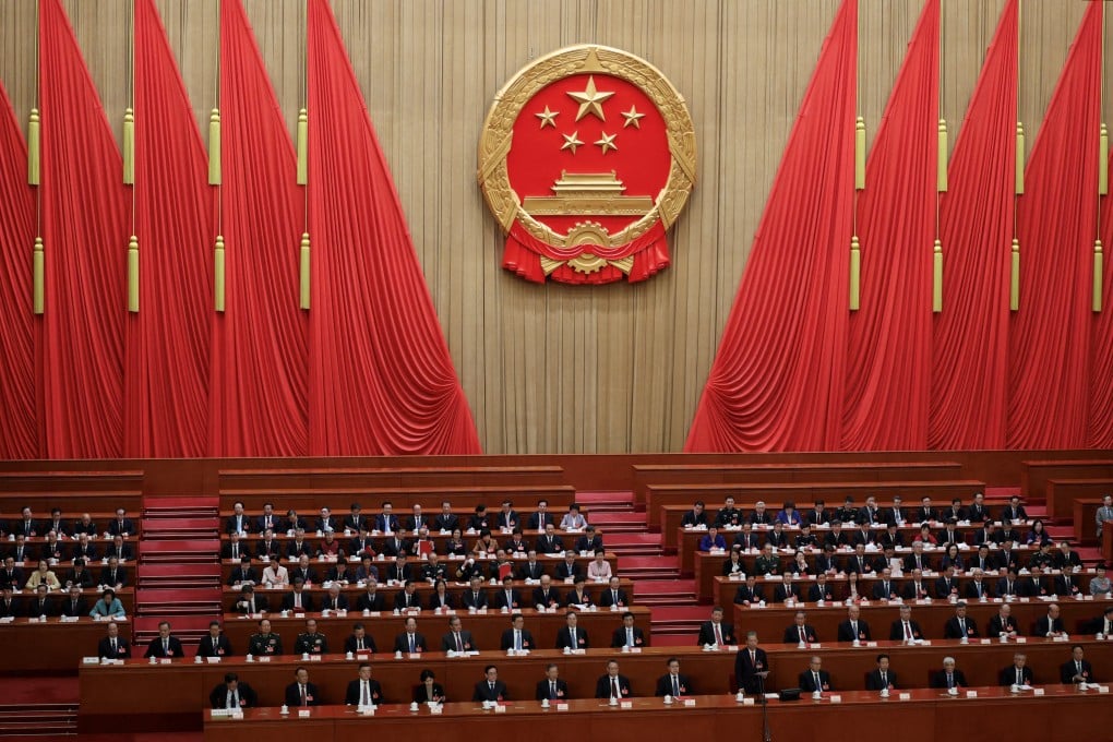The National People’s Congress holds the closing session of its annual meeting in March of last year. Photo: Reuters