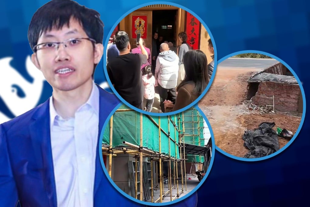 The China hometown of the founder of DeepSeek has become a tourist haven after he shot to international fame. Photo: SCMP composite/Shutterstock/Wikipedia/Weibo/Douyin/163.com