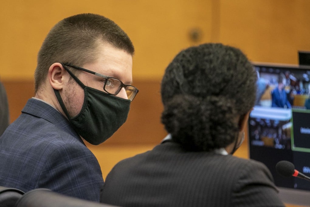 Robert Aaron Long appears at Fulton County Superior Court in downtown Atlanta, Georgia in 2021. Photo: Atlanta Journal Constitution via AP