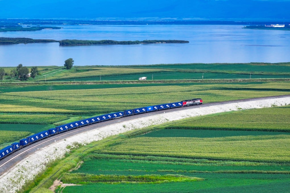 The China-Europe Railway Express has been disrupted by a series of Russian goods seizures in recent months, causing many companies to lose confidence in the service. Photo: Xinhua