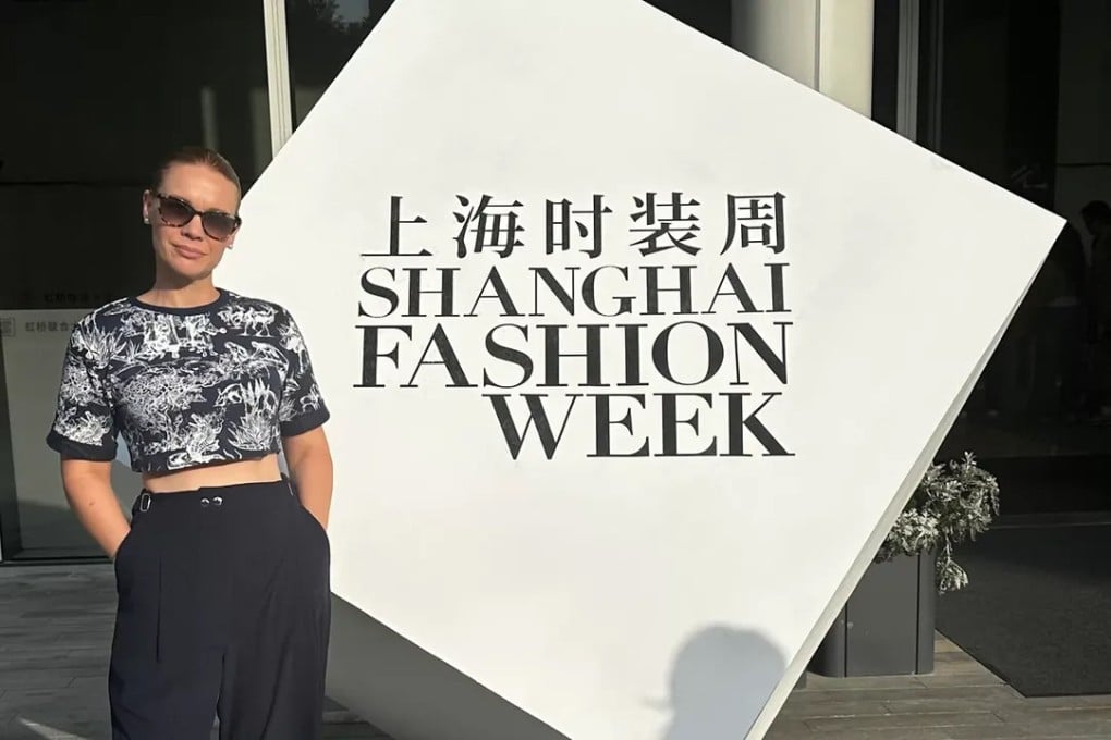 Jessica Jane Molebatsi at Shanghai Fashion Week. Photo: Instagram/ jessicajane_molebatsi