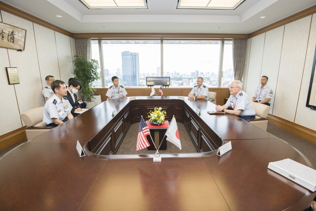Officials from the US Space Force and the Japan Air Self-Defence Force hold talks at Yokota Air Base in western Tokyo in 2023. Photo: Yokota Air Base