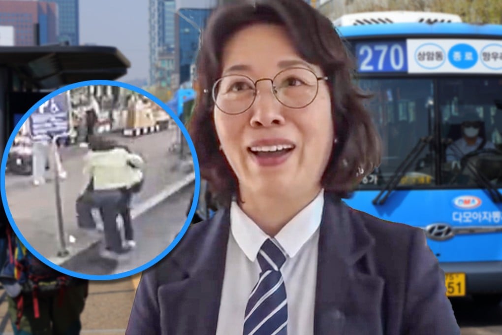 A South Korean bus driver has been praised after she rushed an unconscious Chinese student to hospital, saving her life. Photo: SCMP composite/Shutterstock/Weibo